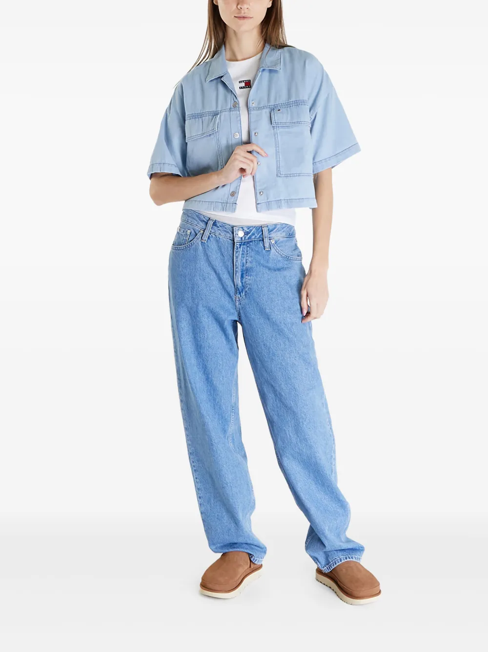 Tommy Jeans Button-down blouse - Blauw