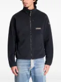 Napapijri logo-patch hoodie - Black
