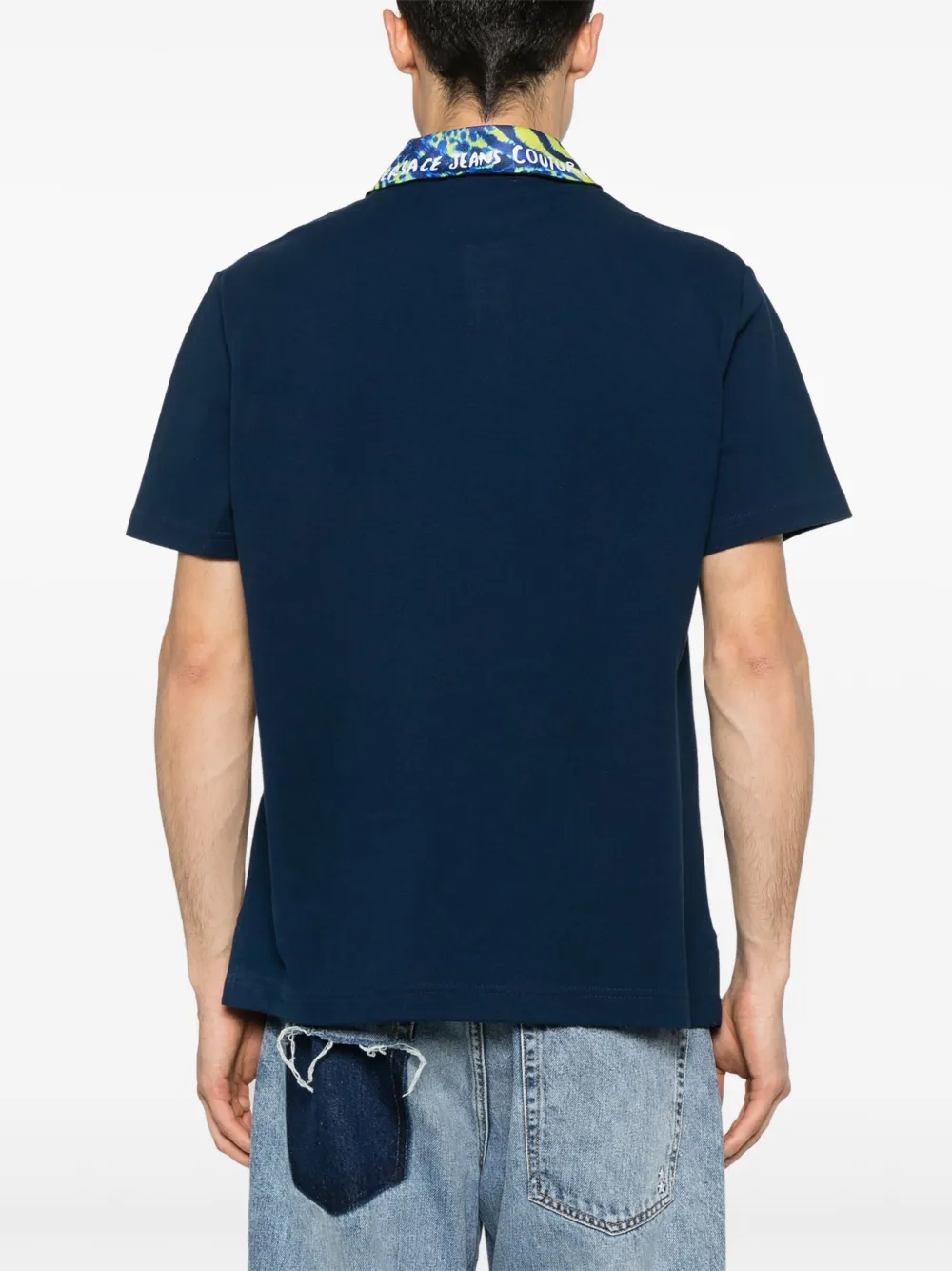 VERSACE JEANS COUTURE COTTON POLO SHIRT