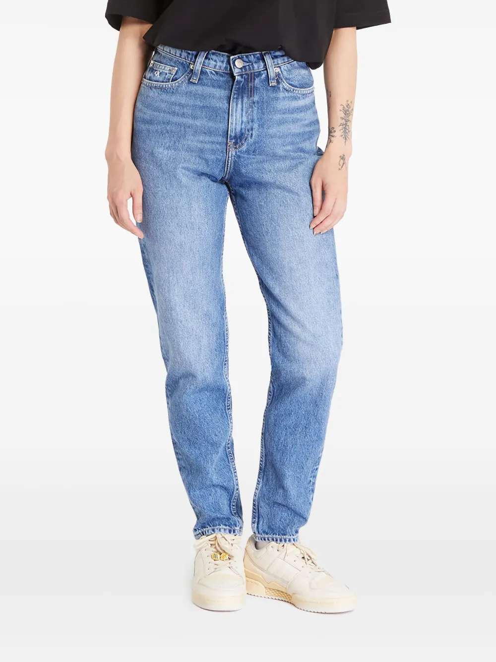 Calvin Klein Jeans Mom Jean - Blu