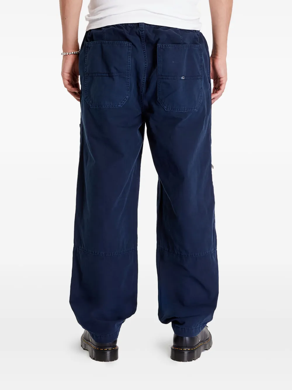 Tommy Hilfiger Cargo broek met toelopende pijpen Blauw