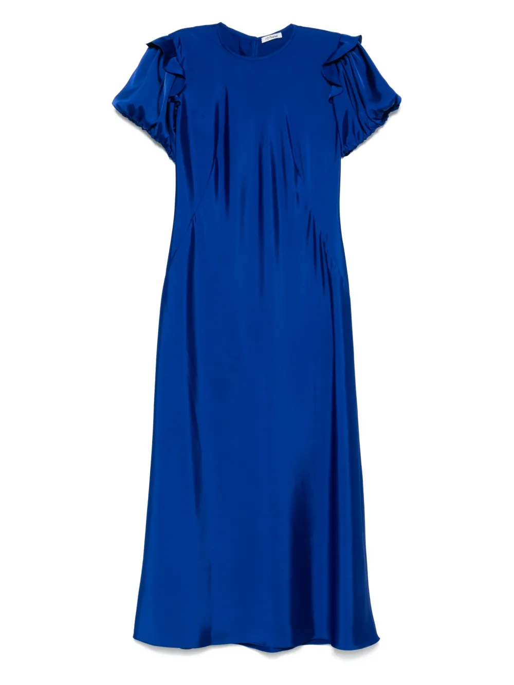 ruffle-detail maxi dress
