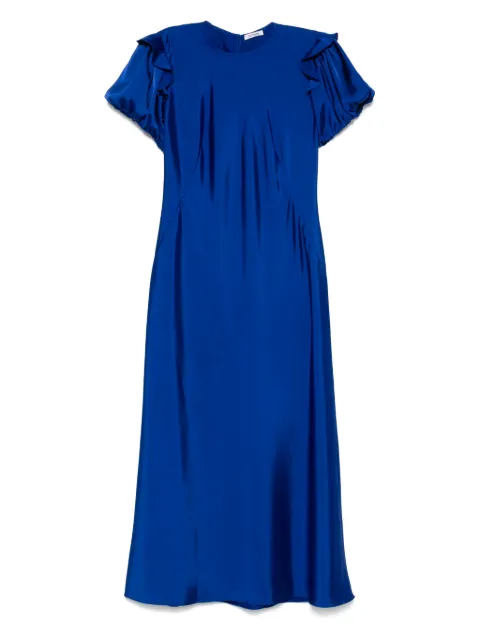 Parlor ruffle-detail maxi dress