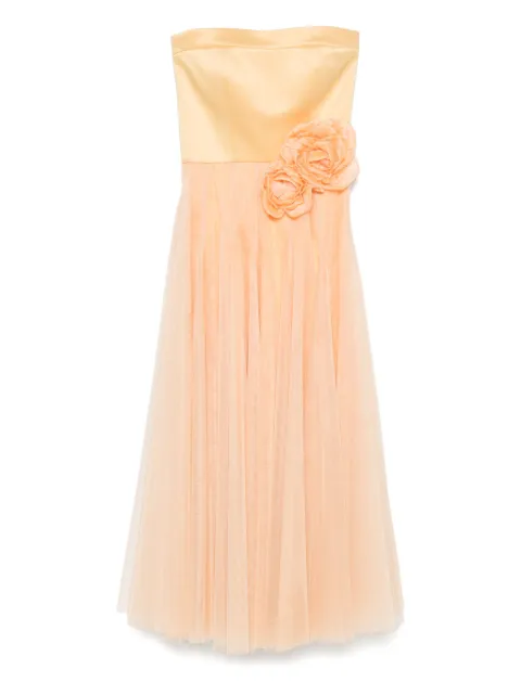Parlor vestido de fiesta con aplique floral