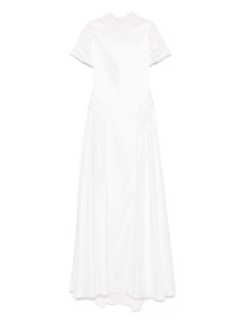 Parlor ruched maxi dress