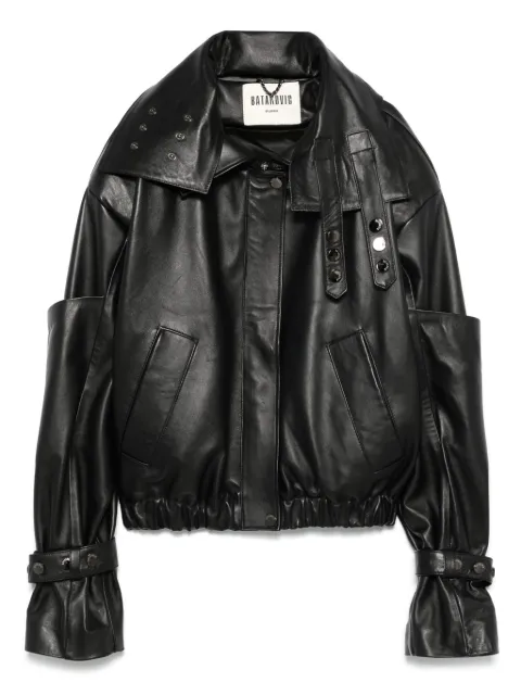 BATAKOVIC Belgrade leather bomber jacket