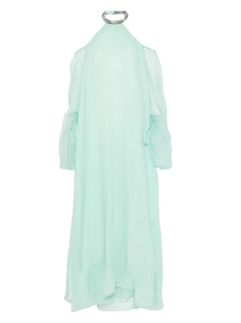 Amen silk chiffon maxi dress