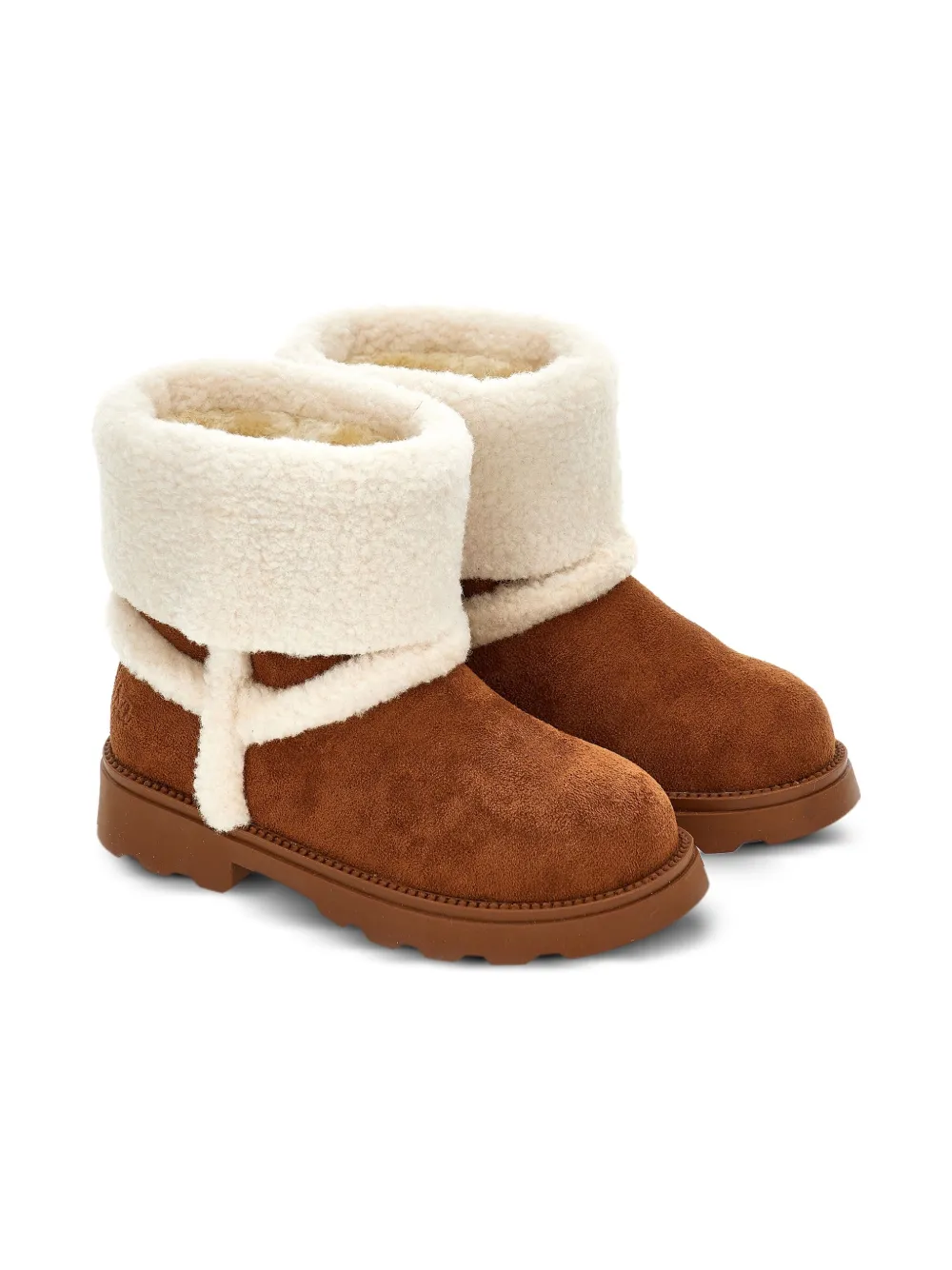 Monnalisa shearling ankle boots | Brown | Image 1