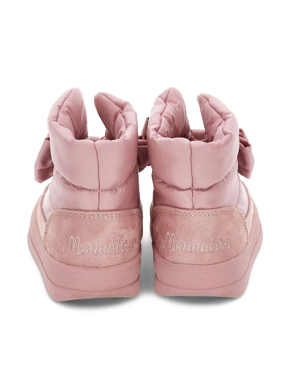 Monnalisa suede boots Pink
