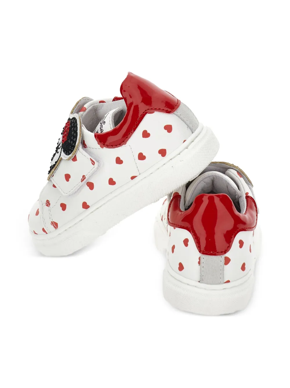 Monnalisa X Disney Minnie Mouse-patch Sneakers In White