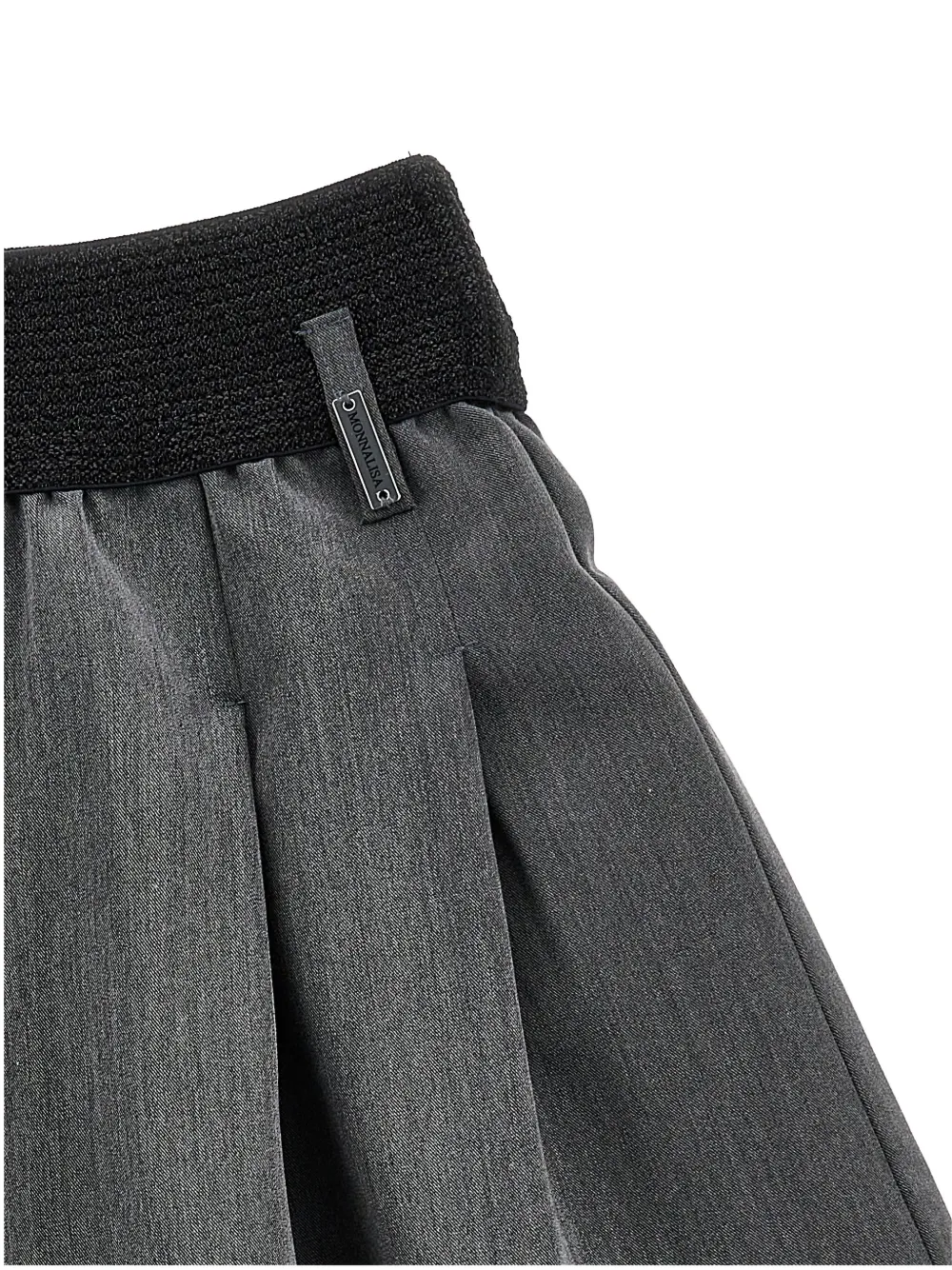 Monnalisa Geplooide shorts Grijs