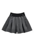 Monnalisa creased shorts - Grey