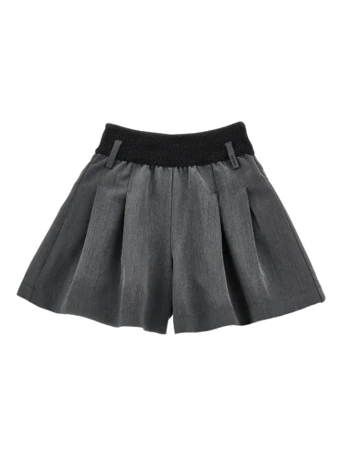 Monnalisa creased shorts