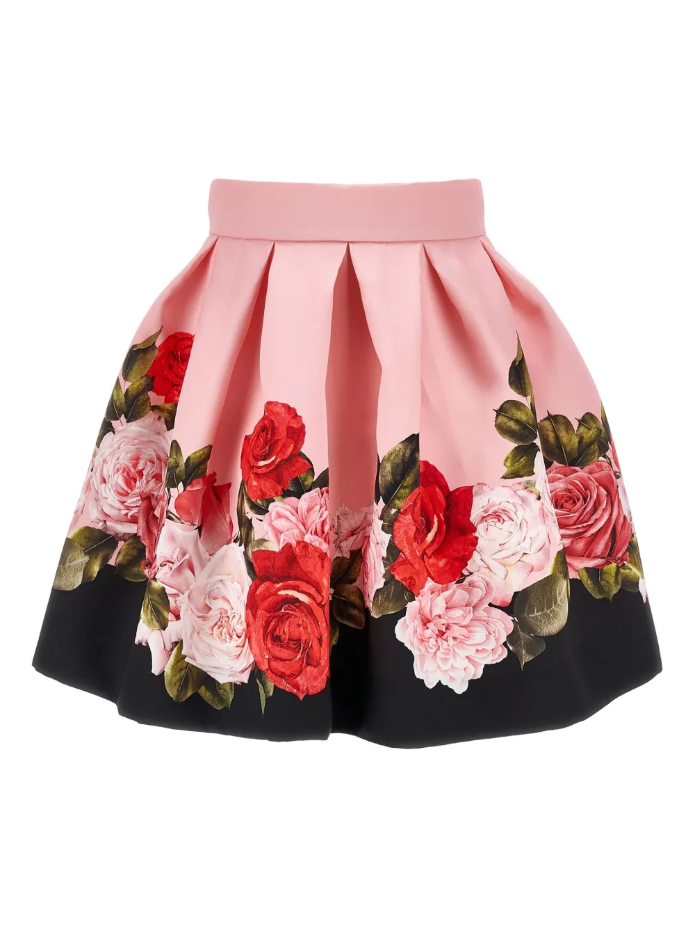 Monnalisa rose-print skirt | Pink | Image 1