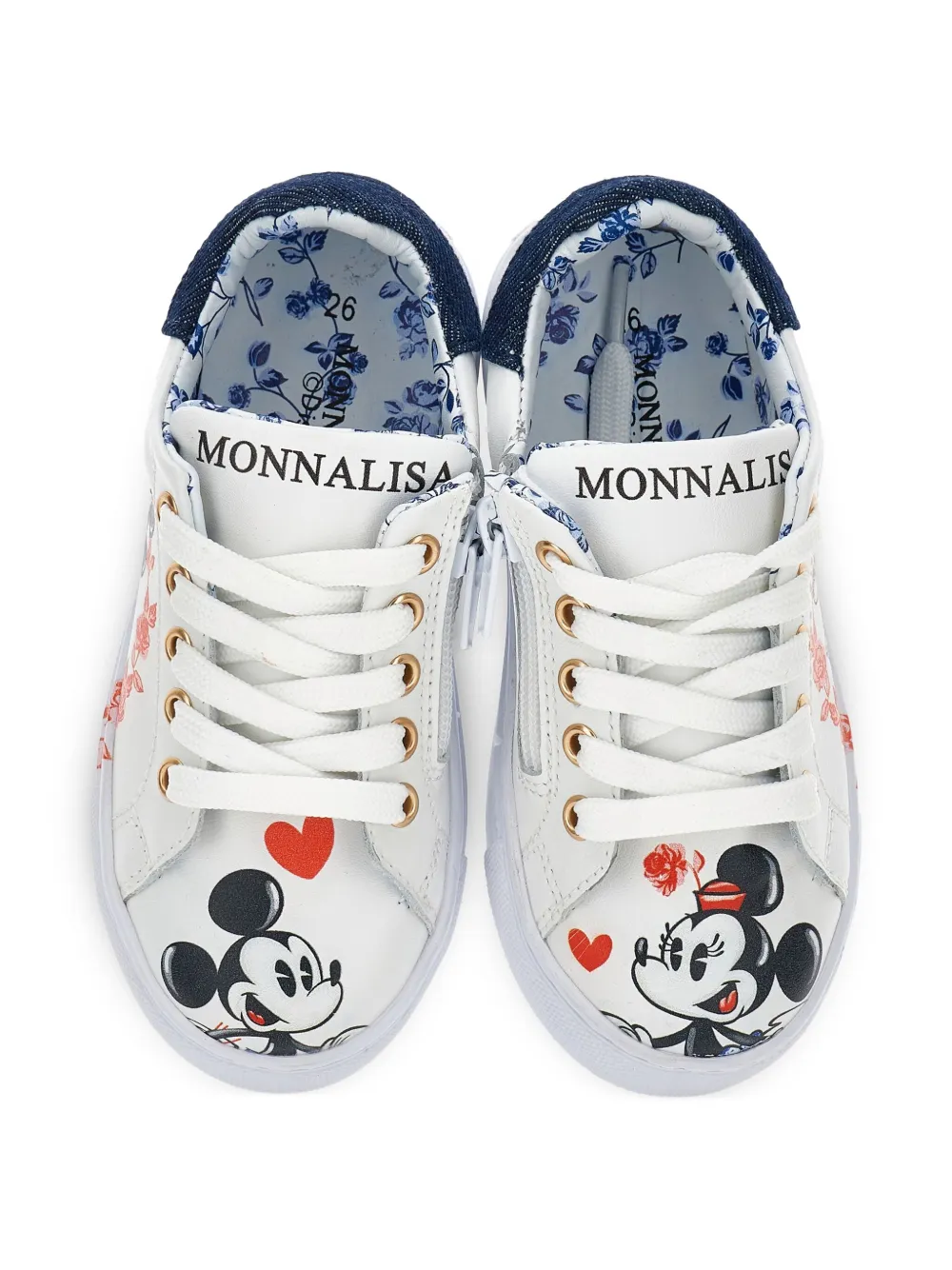 Monnalisa Mickey Mouse sneakers White