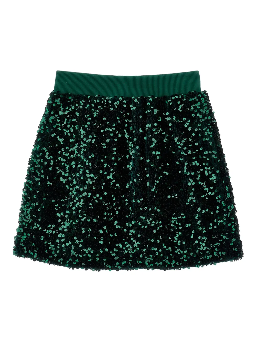 Monnalisa Rok met pailletten Groen
