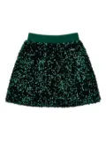 Monnalisa sequinned skirt - Green