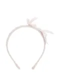 Monnalisa crystal-embellished headband - Pink