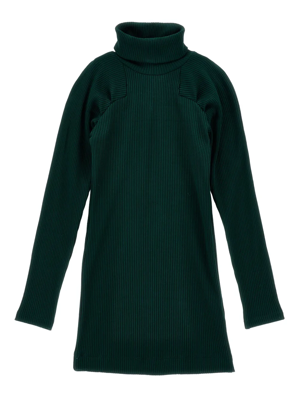 Monnalisa Ribgebreide maxi-jurk Groen