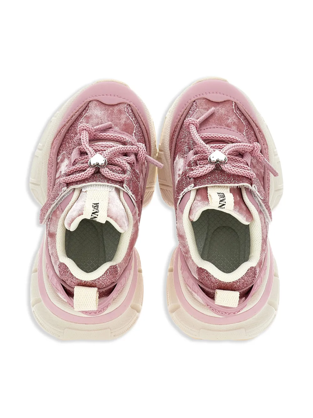 Monnalisa Glitter sneakers Roze