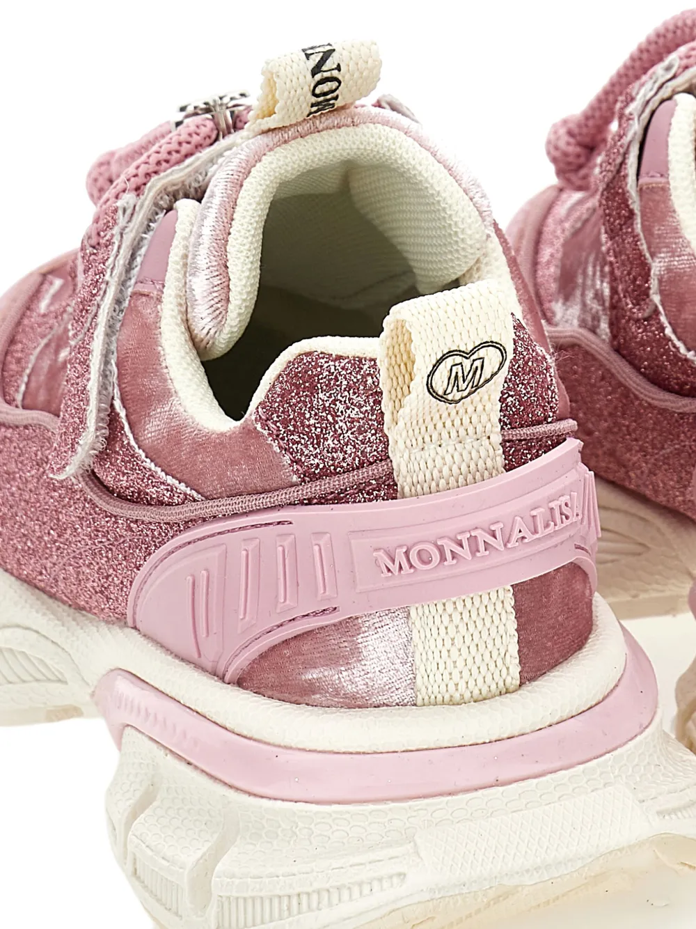 Monnalisa Glitter sneakers Roze