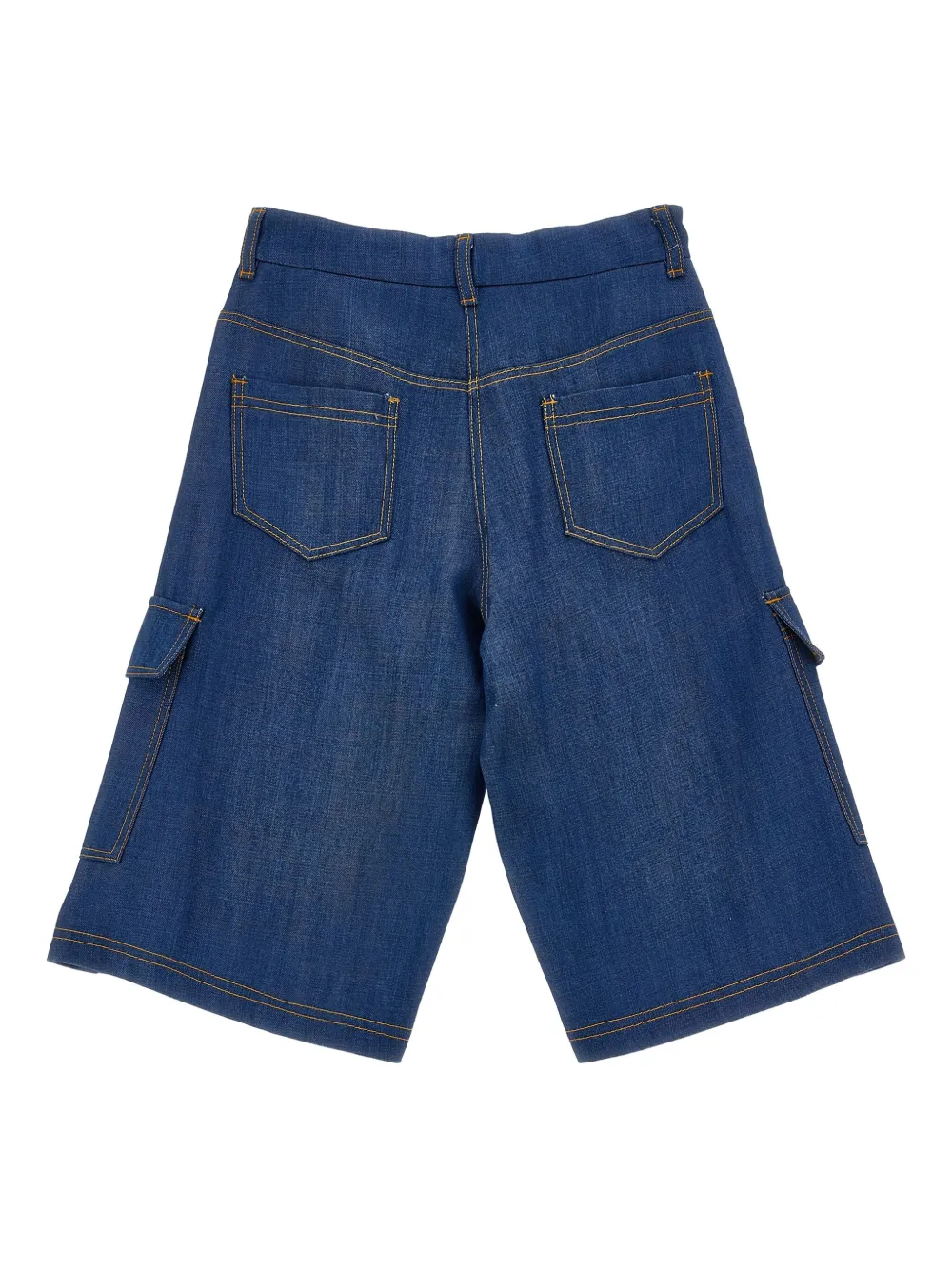Monnalisa Spijkerstof trainingsbroek Blauw