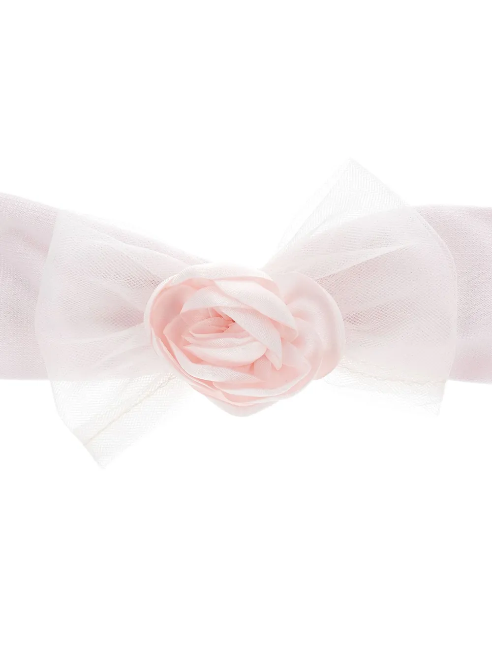 Monnalisa Haarband met bloemdetail Roze