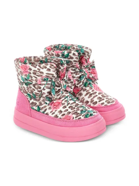 Monnalisa floral-print boots