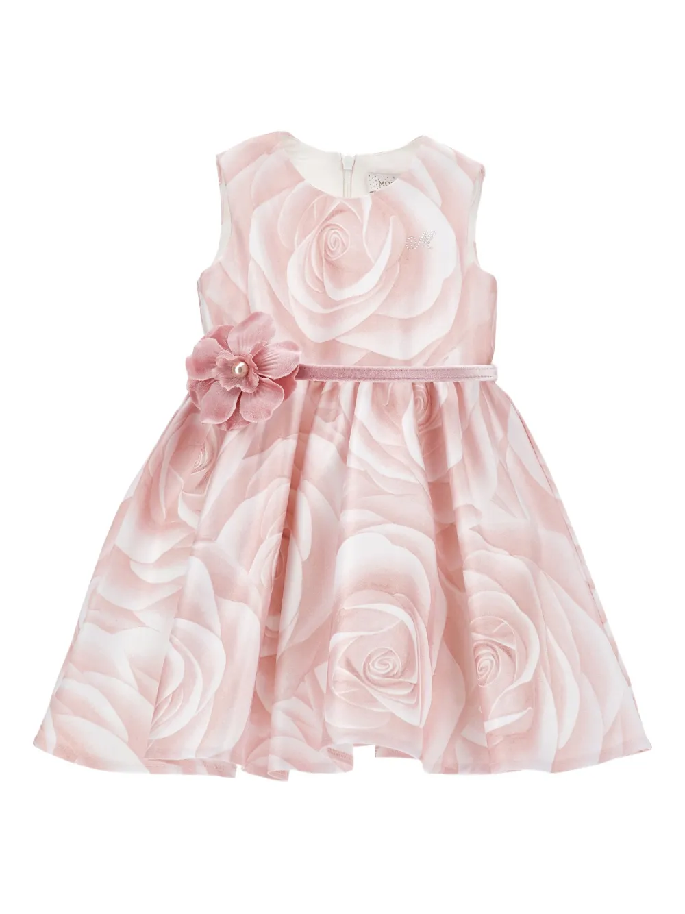 Monnalisa Jurk met bloe print Roze