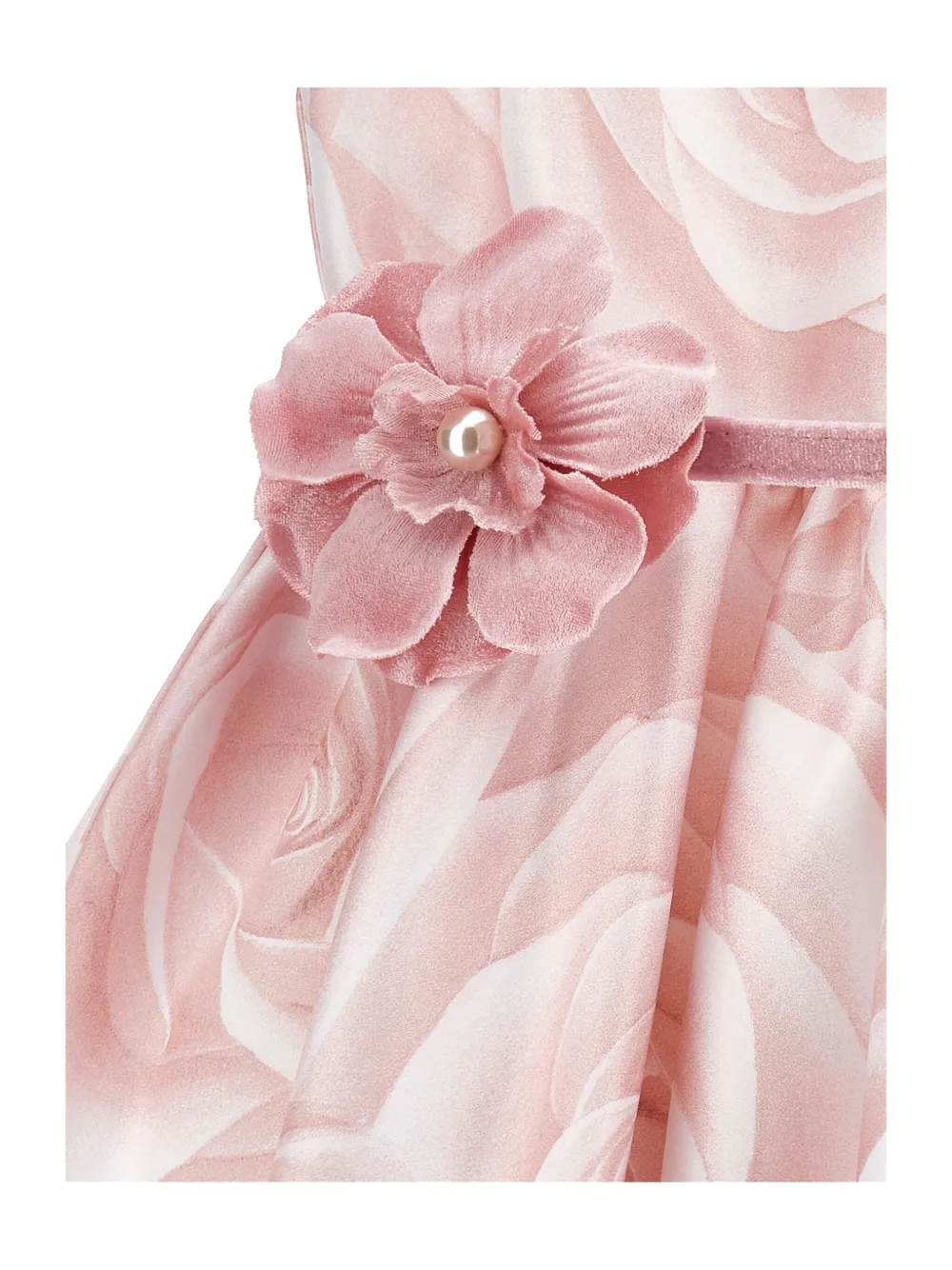 Monnalisa Jurk met bloemenprint Roze
