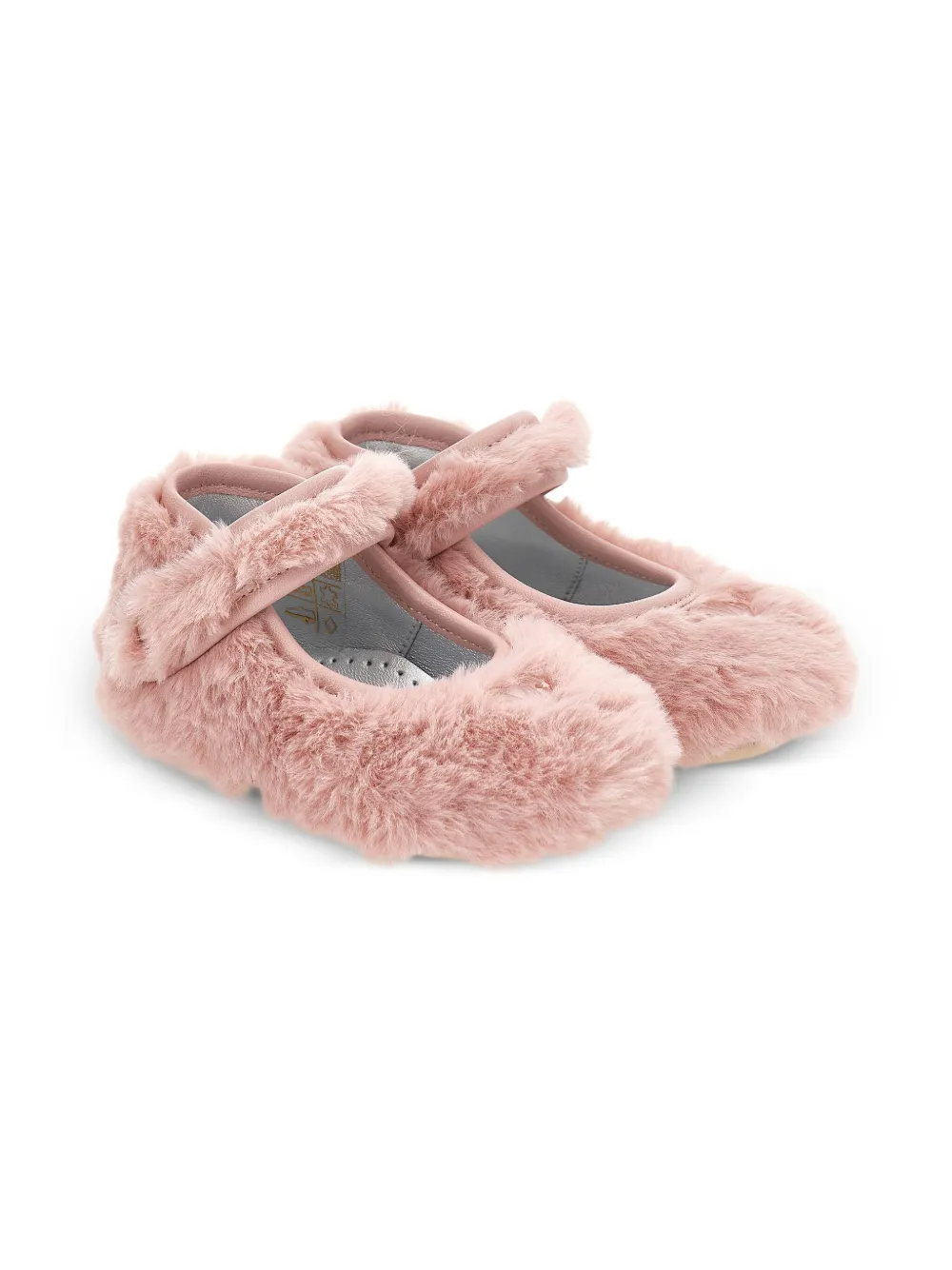Monnalisa fluffy ballet flats Pink