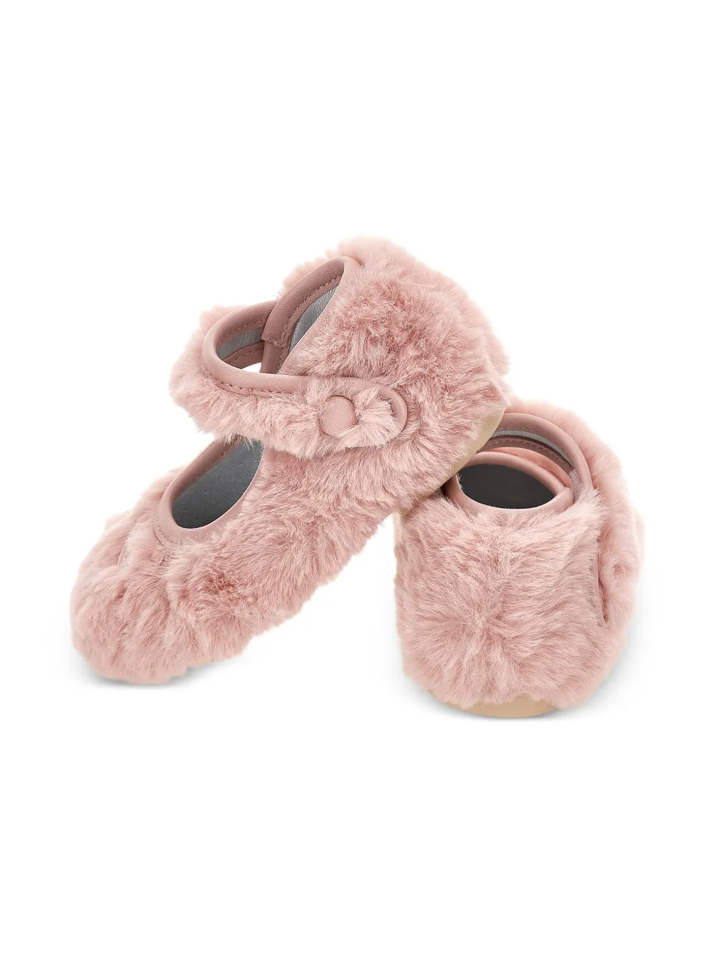 Monnalisa fluffy ballet flats Pink