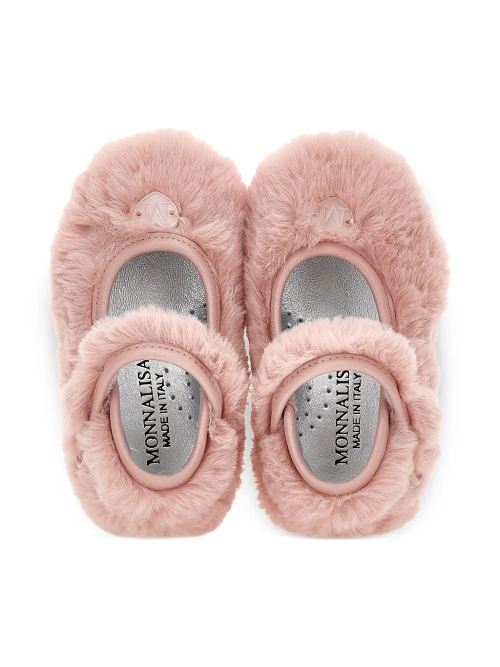 Monnalisa fluffy ballet flats Pink