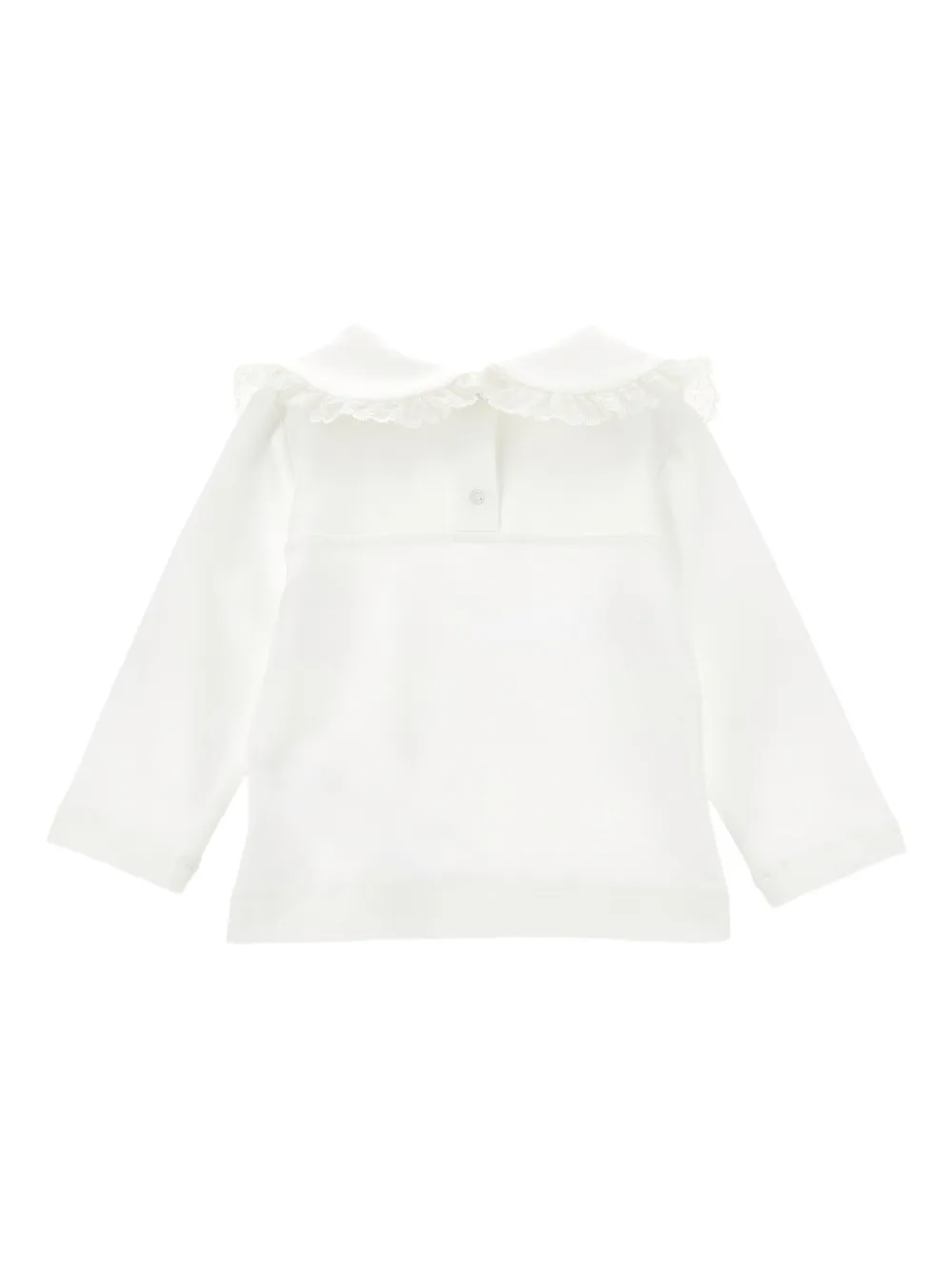 Monnalisa Shirt met strikdetail - Wit