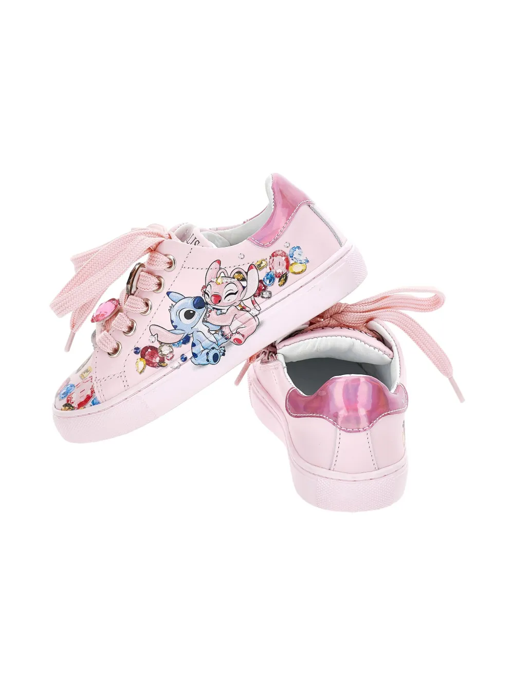 Monnalisa x Disney Stitch sneakers Pink