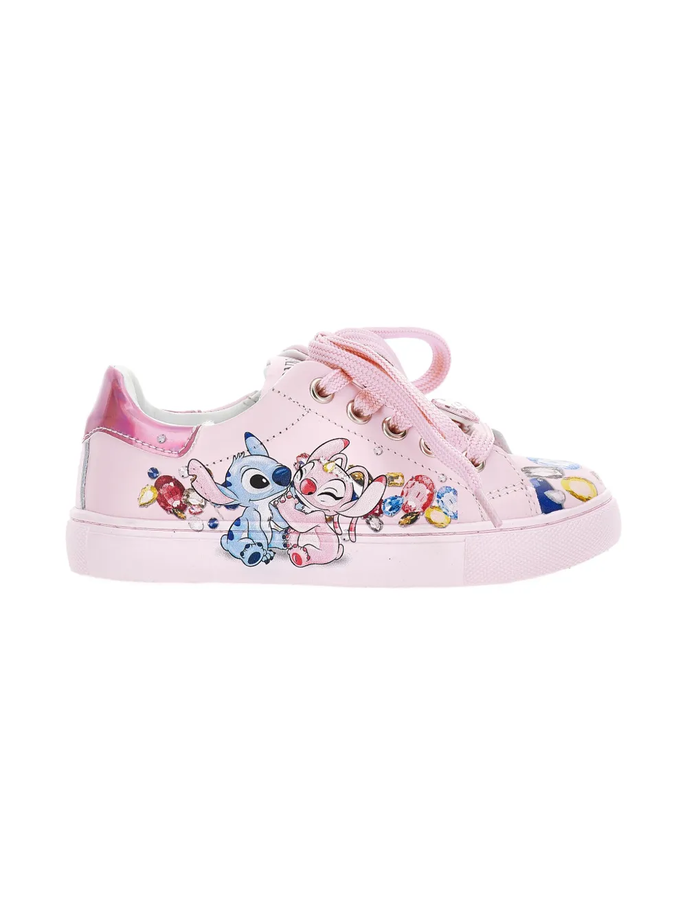 Monnalisa x Disney Stitch sneakers Pink