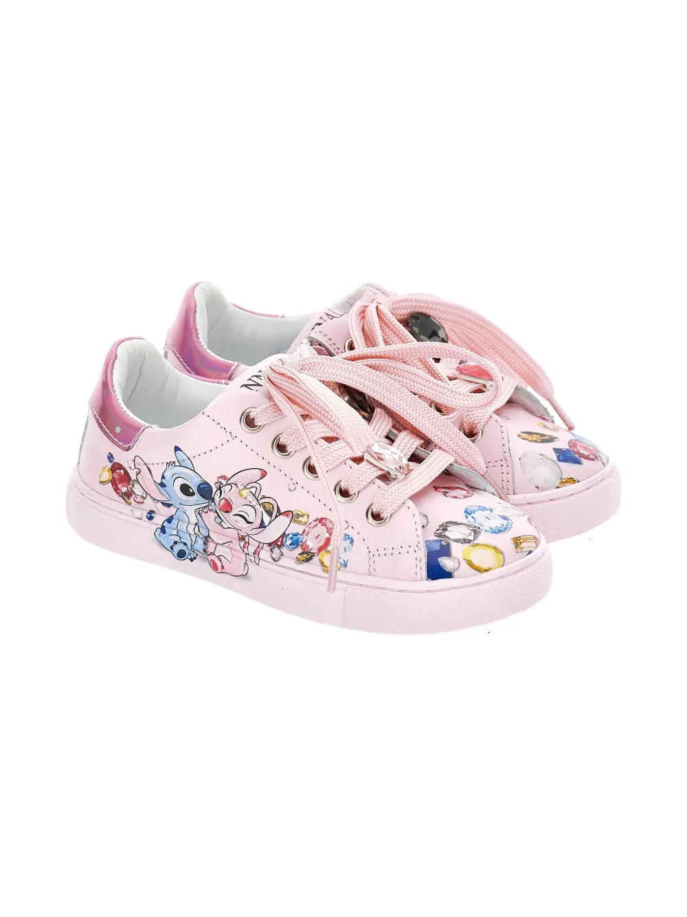 Monnalisa x Disney Stitch sneakers Pink