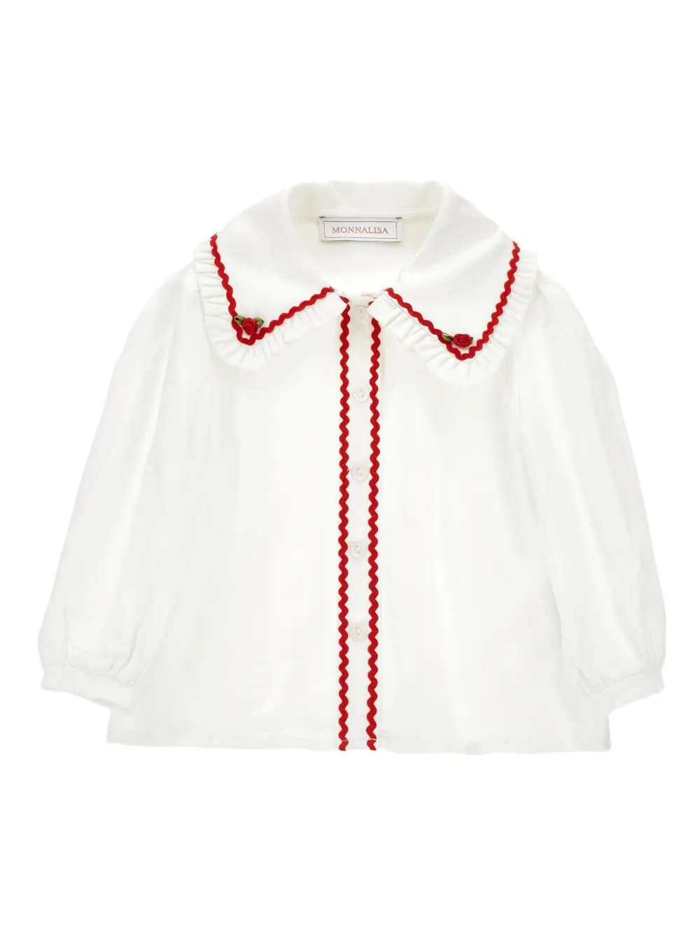 Monnalisa Shirt met lange mouwen Wit