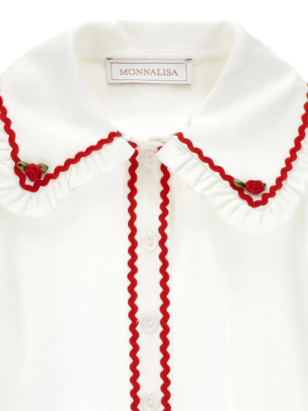 Monnalisa Shirt met lange mouwen Wit