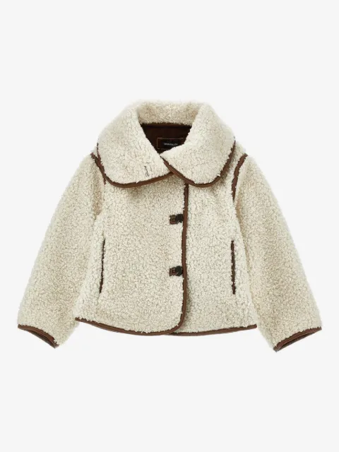 Monnalisa faux-shearling jacket