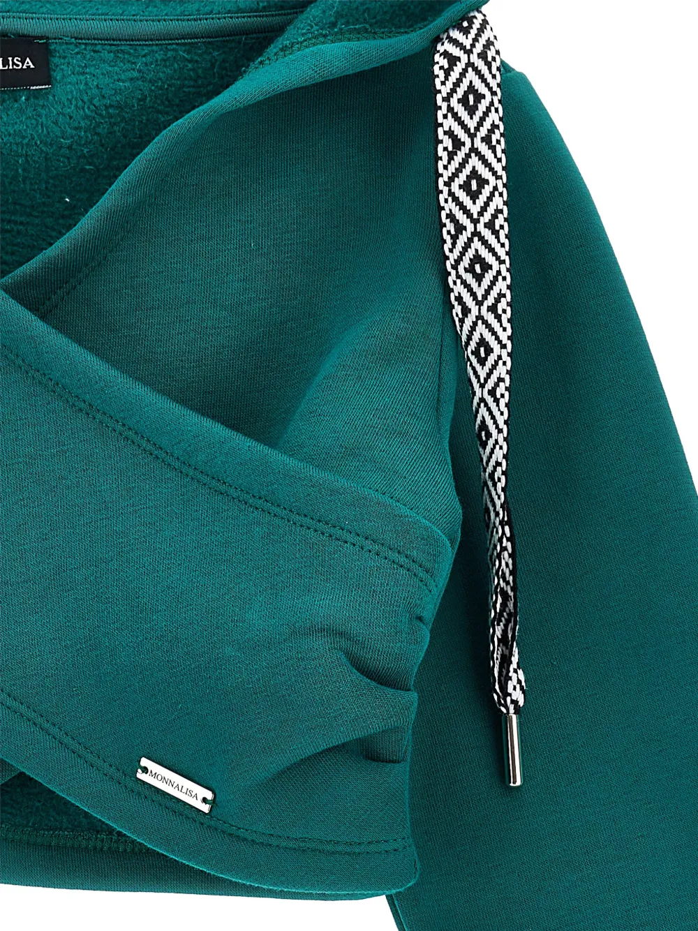 Monnalisa Gelaagde hoodie Groen