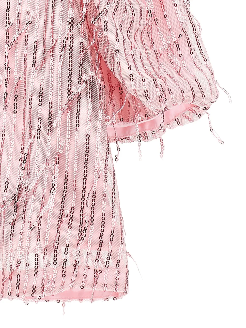 Monnalisa Sequin-embellished Blouse In Pink