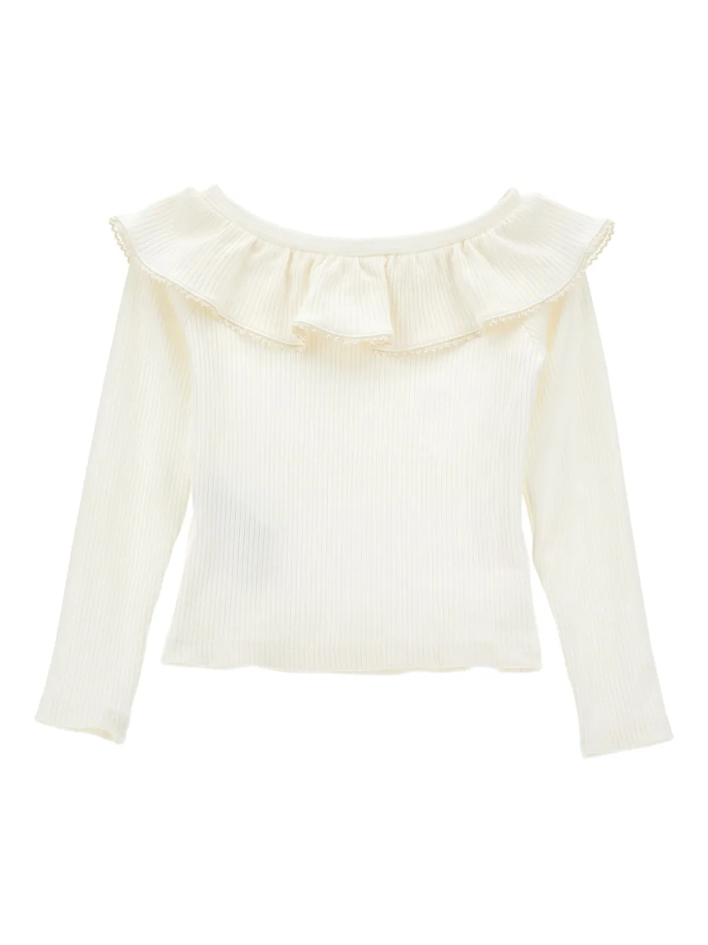 Monnalisa ribbed-knit top | Girls T-Shirts | Image 2