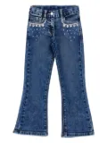 Monnalisa embellished-pockets jeans - Blue