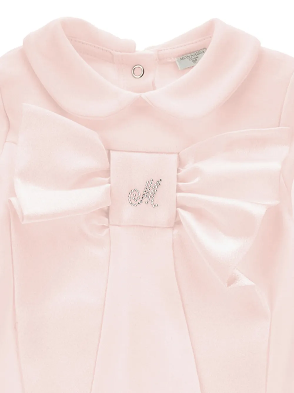 Monnalisa Romper met strikdetail Roze