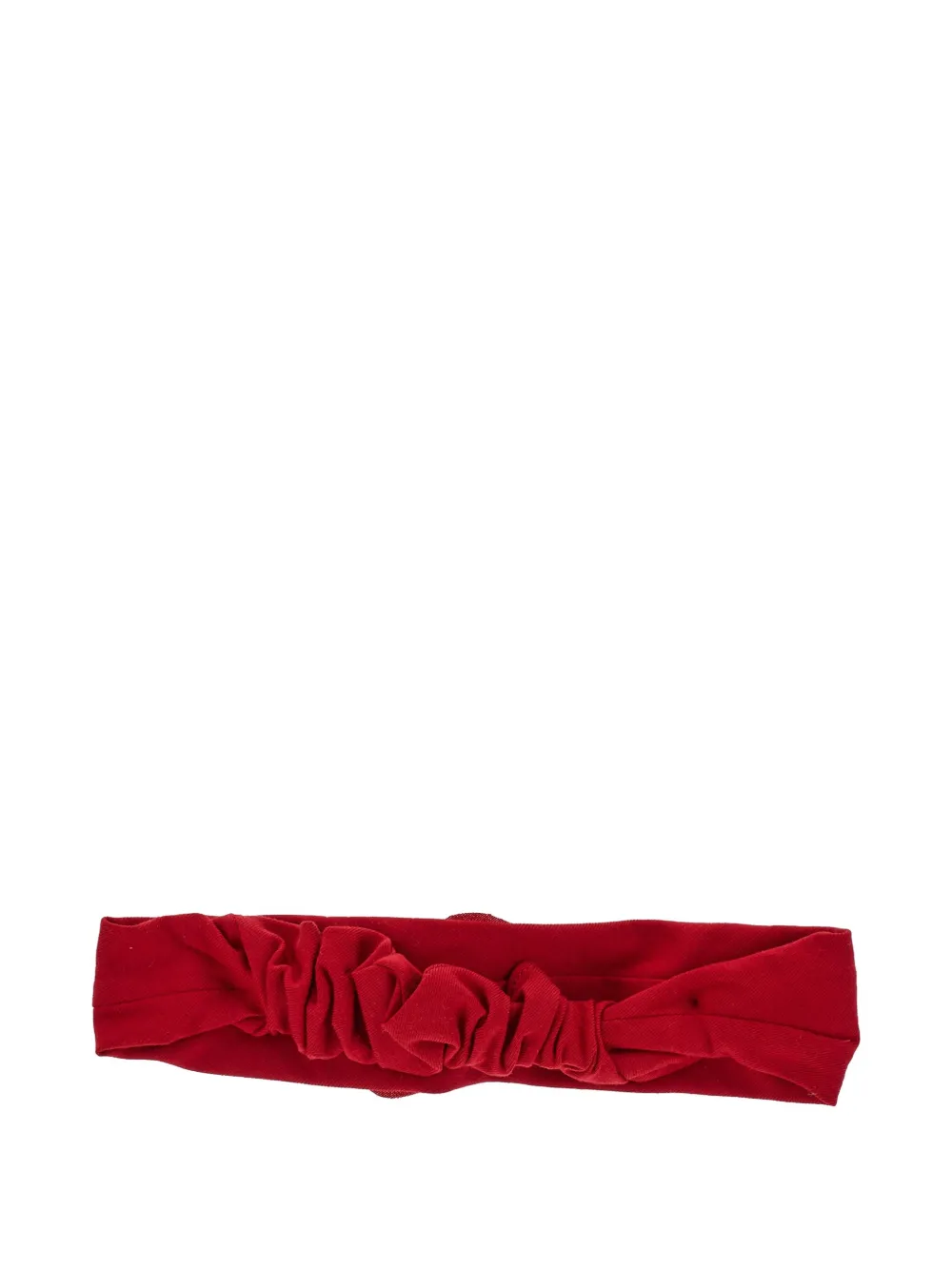 Monnalisa Haarband met ruches - Rood