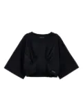 Monnalisa jersey sweatshirt - Black