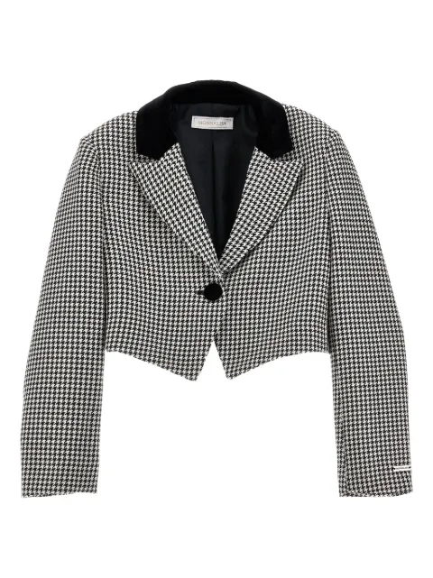 Monnalisa check-print jacket