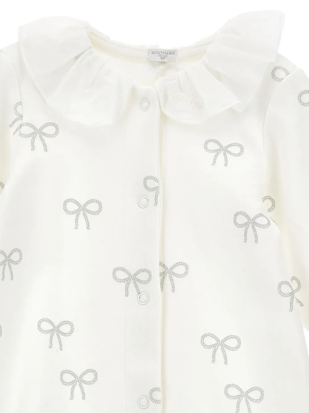 Monnalisa Babypakje met strik Wit