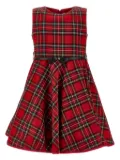 Monnalisa plaid dress - Red